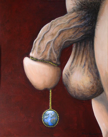 The Weight of the World is Indifferent - Acrylic Painting on Canvas